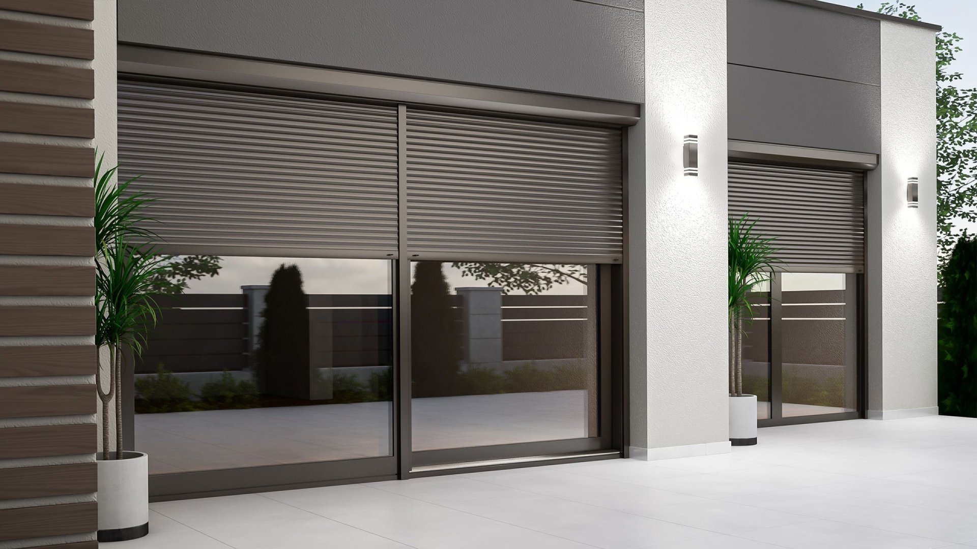 Рольставни на двери - вид 1